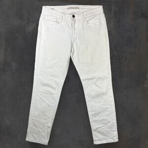 Joe's White Jeans Women's Size W28‎ Low Stretch Denim Straight Leg Crop Bonnie